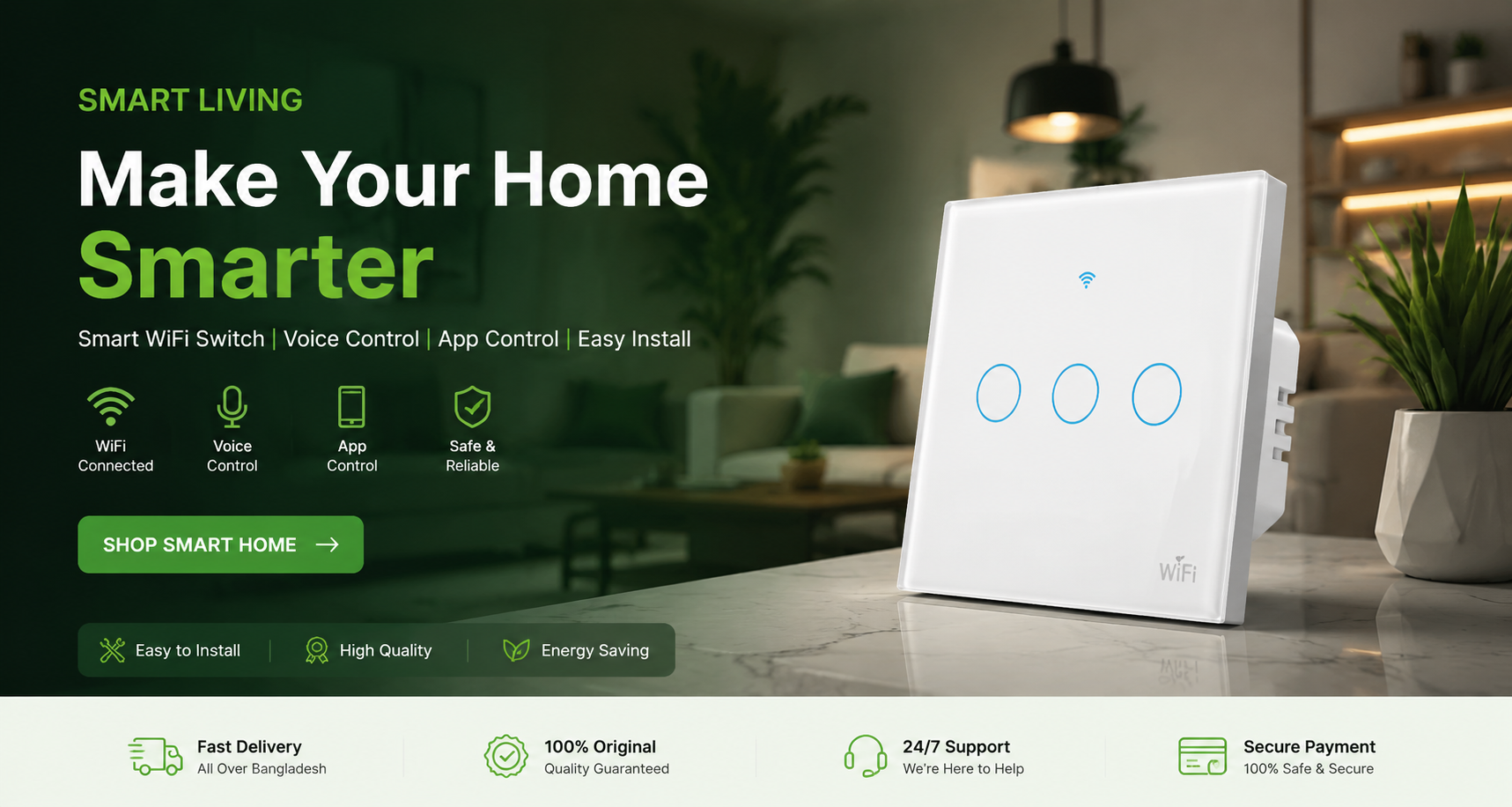 TriptiMart Wi-Fi Smart Switch
